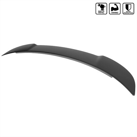 Spec-D Tuning 15-21 DODGE CHARGER MATTE BLACK SPOILER SPL-CHG15BKHC-RS
